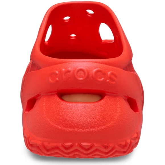 CROCS CAGED CLOG Red platform Clogs in size 7 - Picture 12 of 16